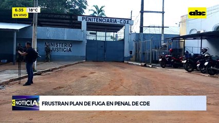 Operativo Peine Fino: frustran plan de fuga en penal de CDE