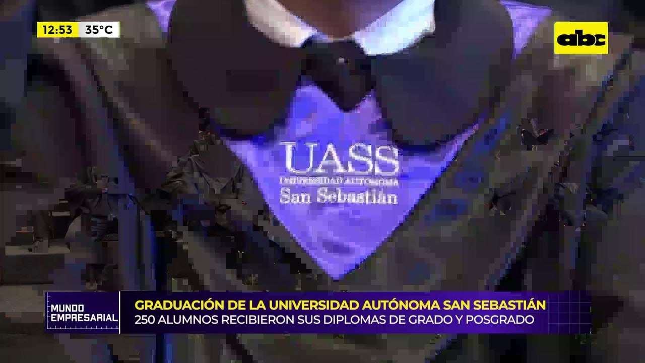 Graduación de la Universidad Autónoma San Sebastián: 250 alumnos recibieron sus diplomas de grado y posgrado