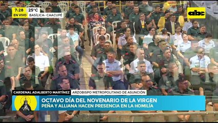 Novenario Caacupé: iglesia aboga por la seguridad del país
