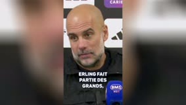 Man. City - Guardiola sur Haaland : Ses chiffres sont fous