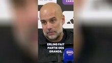 Man. City - Guardiola sur Haaland : "Ses chiffres sont fous"