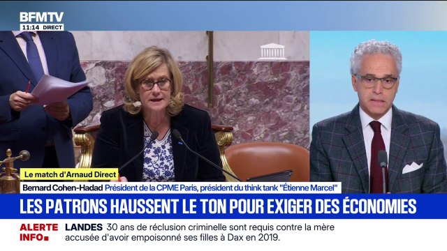 Budget: C'est une période d'inquiétude et d'anxiété durable , affirme Bernard Cohen-Hadad, président de la CPME Paris