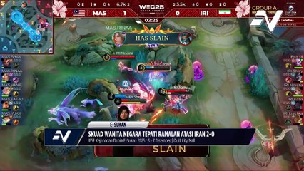 Skuad wanita negara langkah kanan di IESF 2025