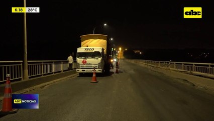 Inician reparación del Puente Remanso: trabajos duraran dos semanas en horario nocturno