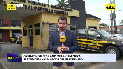Video: Patrulla Caminera inicia operativo de fiestas de fin de año