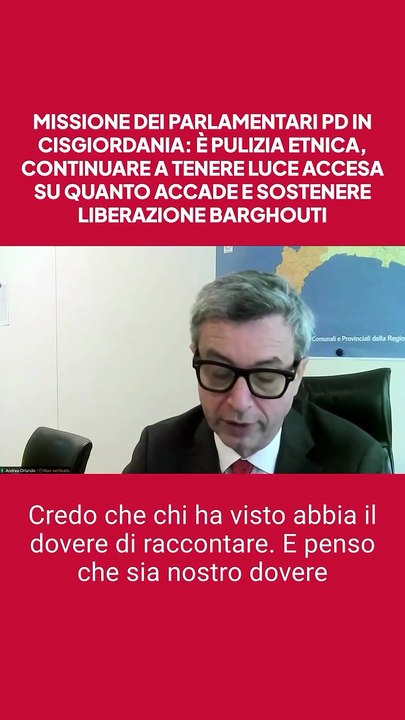 Orlando - Credo che chi ha visto abbia il dovere di raccontare. (03.12.25)