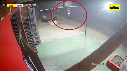 Luque: violento asalto a una pañalería fue captado por CCTV