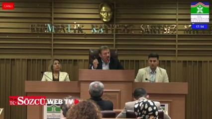 AKP’li başkandan kürsüde seviyesiz sözler