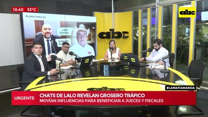 #LaMafiaManda: “fraternos” mensajes y operaciones con cheques entre Arévalo y Lalo Gomes