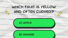 Yellow and Green Playful Quiz Time Mobile Video