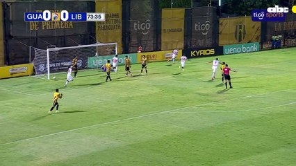 El gol de Hugo Martínez para la victoria de Libertad