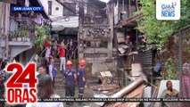 Mga bahay na itinayo sa ibabaw ng drainage, giniba; mga nakabarang basura, pinagtatanggal | 24 Oras