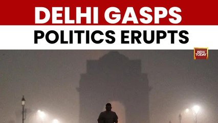 Pollution Crisis: Congress MP Imran Masood Brings Oxygen Cylinder to Parliament; Sonia Gandhi Warns of 'Slow-Motion Tragedy'