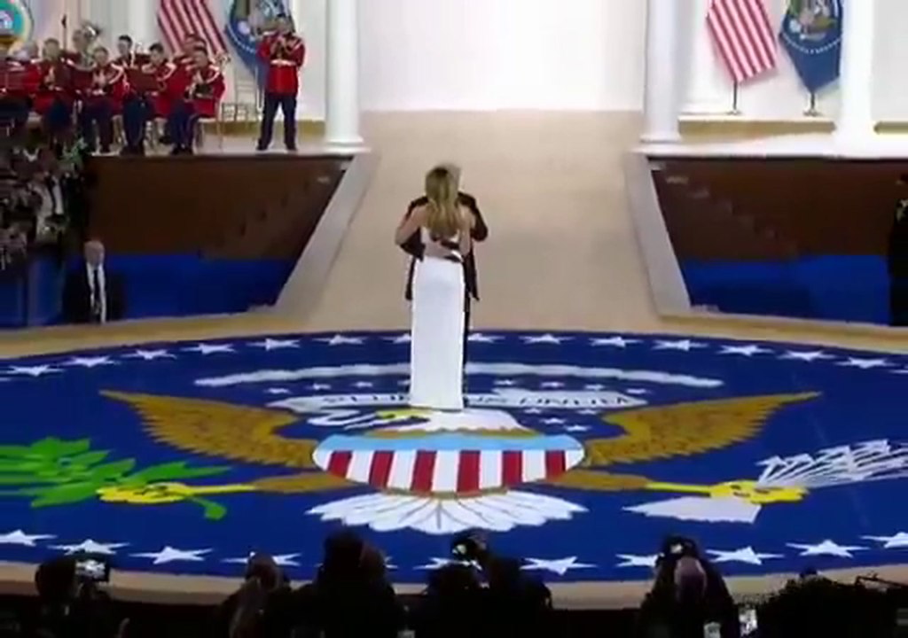 El baile presidencial de Donald y Melania Trump