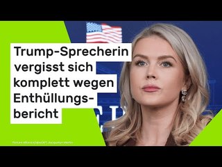 Karoline Leavitt: Trump-Sprecherin vergisst sich komplett wegen Enthüllungsbericht