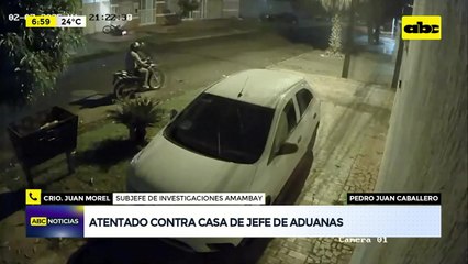 Balean casa de nuevo jefe aduanero en Pedro Juan Caballero