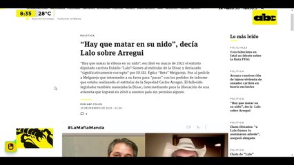 Lalo Gomes tuvo acceso a informes de inteligencia, confirma exministro de Seprelad Carlos Arregui