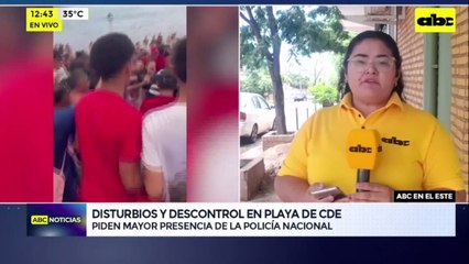 Disturbios en costanera de CDE: guardias municipales, obligados a emplear la fuerza