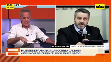 Muerte de Francisco Correa: “no quería ser parte del programa de protección”, dice fiscal