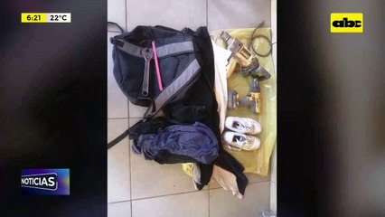 Video: Detienen a “Huevo” sospechoso de robar en una casa en construcción