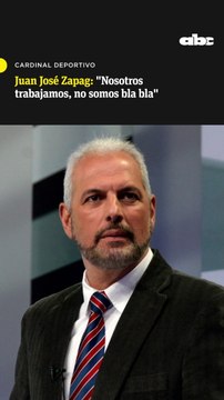 Juan José Zapag: Nosotros trabajamos, no somos bla bla