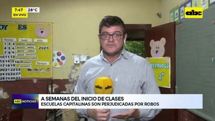 Video: A pocas semanas del inicio de clases escuela se ve perjudicada por robo