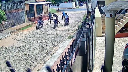 Así robaron una mtoocicleta en San Lorenzo