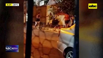 Video: Violenta pelea entre hermanos deja un herido
