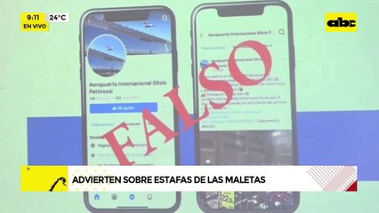 Alerta de estafa: piden dinero por “maletas retenidas” en el aeropuerto