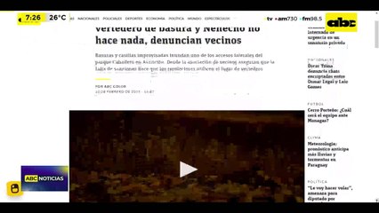 Municipalidad limpia basural al costado del Parque Caballero tras publicaciones de denuncias