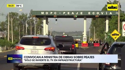“Solo el 7% se invierte en infraestructura”: convocan a ministra para explicar aumento del peaje