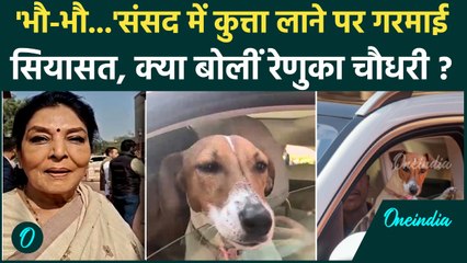 Renuka Chaudhary Dog in Parliament : BJP के बयान पर रेणुका चौधरी का पलटवार | Congress|