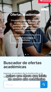 Cones habilita su buscador de ofertas académicas