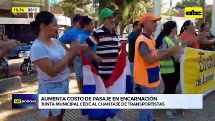 Encarnacenos sufren falta de transporte público: Junta cede a transportistas y acepta subir pasaje