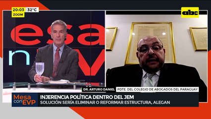 ¿JEM es una herramienta de control político?: Colegio de Abogados plantea reforma constitucional