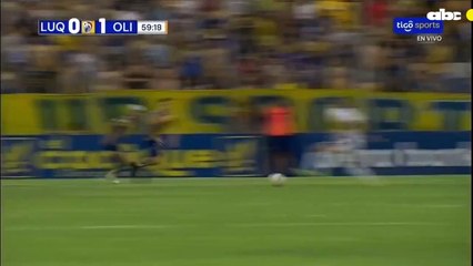 El reclamo de Sportivo Luqueño en el gol de Olimpia