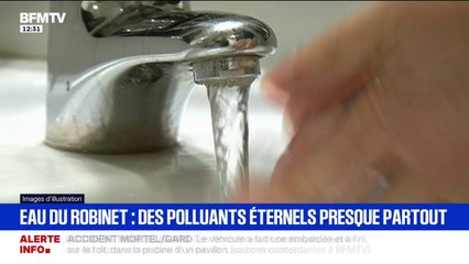 Eau du robinet: des polluants éternels retrouvés un peu partout dans l'Hexagone lors de tests