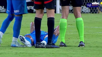 La lesión de Derlis González en el clásico con Libertad