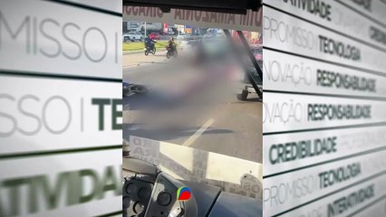 Acidente com motos na BR-316 em Belém
