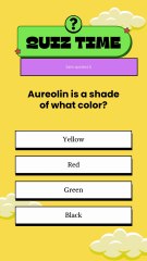 Yellow Red Green Black Quiz Time Interactive Tikitok Instagram Reel