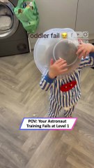 Mini Astronaut Face-Plants During Space Mission Playtime!|| Heartsome 💖