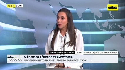 ABC Negocios - Entrevista a María Eugenia Galeano, directora de la La Química Farmacéutica