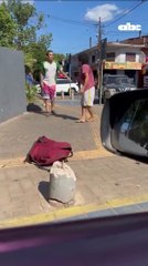 Pelea en la vía pública, en Luque