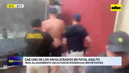 Cae supuesto líder de asalto que terminó con la muerte de un abuelo en Lambaré