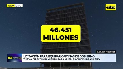 Muebles para oficinas de gobierno, ¿otra licitación direccionada?