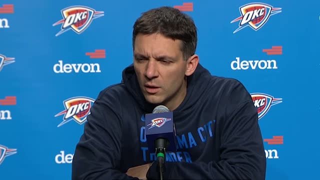 OKC - Daigneault : ''Holmgren est important pour nous''