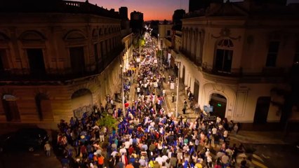 Manifestantes contra la mafia y la corrupción copan las calles de Asunción