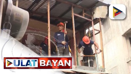 8 pamilyang nakatira sa ibabaw ng drainage line sa San Juan City, inilipat sa pre-fabricated housing units | ulat ni Bernard Ferrer