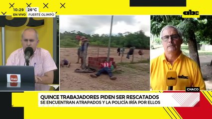 Desesperado pedido de auxilio en el Chaco: trabajadores atrapados debido a la crecida