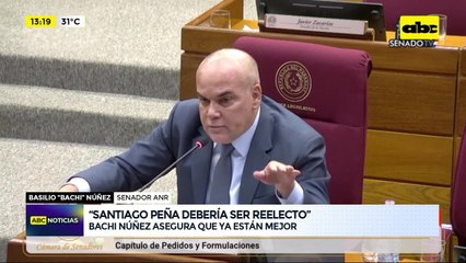 Bachi quiere reelección de Peña, pero otros colorados recuerdan que CN no lo permite